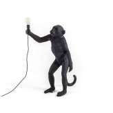 Lampa podłogowa Seletti The Monkey Lamp Black Standing
