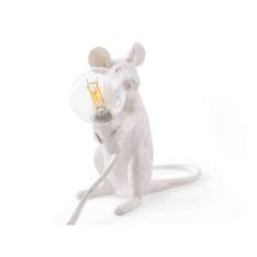 Lampa stołowa Seletti Mouse Lamp Sitting - Mac