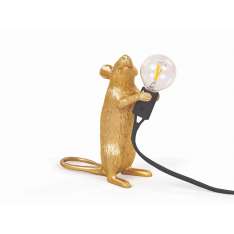 Lampa stołowa Seletti Mouse Lamp Gold - Step