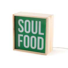 Lampa stołowa Seletti Lighthink Boxes Soul Food