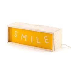 Lampa stołowa Seletti Lighthink Boxes Smile