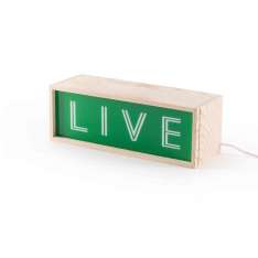 Lampa stołowa Seletti Lighthink Boxes Live