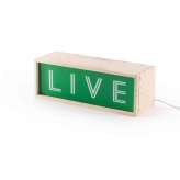 Lampa stołowa Seletti Lighthink Boxes Live