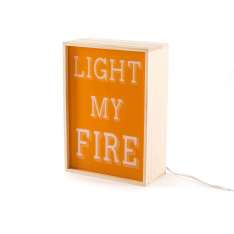 Lampa stołowa Seletti Lighthink Boxes Light My Fire