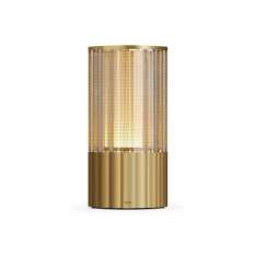 Lampa stołowa Voltra Lighting Voltra Reeded Natural Brass