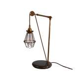 Lampa stołowa Mullan Lighting Apoch Flush Cage Light Pulley Cage Table Lamp