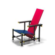 Fotel Cassina 635 Red And Blue