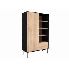 Highboard Ethnicraft Oak Blackbird