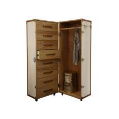 Szafa Kare Design Trunk Croco White Cosmopolitan