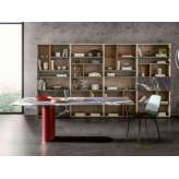 Stół Lago Bold Calacatta Black Matt Xglass