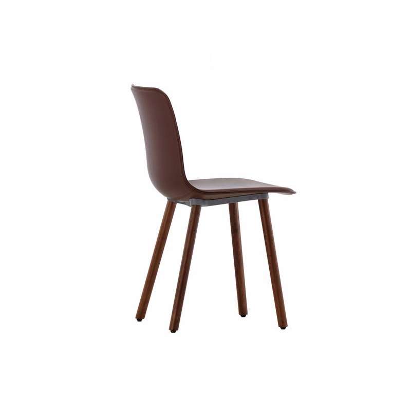 Krzesło Vitra Hal Leather Wood