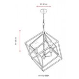 Lampa wisząca Avonni AV-1722-3BSY