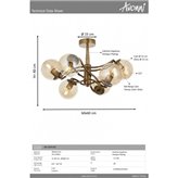Lampa sufitowa Avonni AR-1870-6E