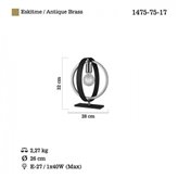 Lampa stołowa Lucea Tado 1475-75-17 STL