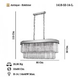 Lampa wisząca Lucea Gennaro 1418-51-14-L