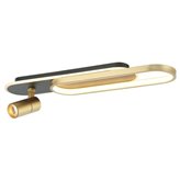 Lampa sufitowa Lucea Zanata 80543-03-CL2-BK