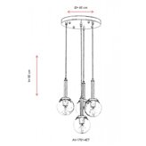 Lampa wisząca Avonni AV-1781-4ET