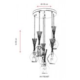 Lampa wisząca Avonni AV-1782-6ET
