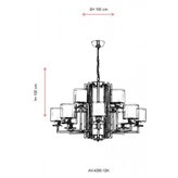 Lampa wisząca Avonni AV-4285-12K