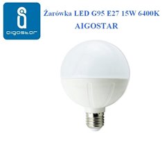 Żarówka Aigostar LED G95 E27 15W 6400K 