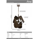 Lampa wisząca Avonni AV-4351-4E