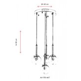Lampa wisząca Avonni AV-1781-4KT