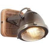 Lampa ścienna Brilliant Carmen Wood 72010/84