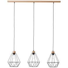 Lampa wisząca Brilliant Drewno 99531/76