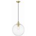 Lampa wisząca Light Prestige Puerto duża złota LP-004/1P L GD