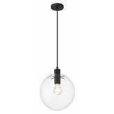 Lampa wisząca Light Prestige Puerto średnia czarna LP-004/1P M BK