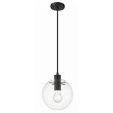Lampa wisząca Light Prestige Puerto mała czarna LP-004/1P S BK