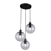 Lampa wisząca Light Prestige Puerto 3 czarna LP-004/3P BK