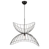 Lampa wisząca Light Prestige Flower czarna LP-010/1P BK