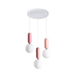 Lampa wisząca Light Prestige Rubi 3 różowa LP-044/3P Pink