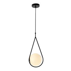 Lampa wisząca Light Prestige Lacrima czarna LP-053/1P BK