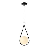 Lampa wisząca Light Prestige Lacrima czarna LP-053/1P BK