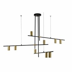 Lampa wisząca Light Prestige Arizona 9 linia czarny/złoty LP-074/9PL BK/GD