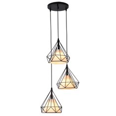 Lampa wisząca Light Prestige Nola 3 czarna LP-076/3P BK