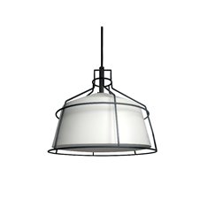Lampa wisząca Light Prestige Dritto średnia biała LP-123/1P M WH