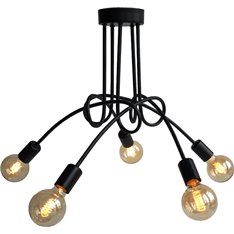 Lampa wisząca Light Prestige Spin 5 LP-1313/5P BK