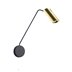 Lampa ścienna Light Prestige Futuro 1 złoty/czarny z wysięgnikiem LP-17001/1WL GD/BK