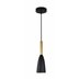 Lampa wisząca Light Prestige Solin czarno/złota LP-181/1P BK/GD