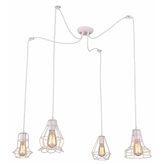 Lampa wisząca Light Prestige Imperia 4 biała LP-2309/4P WH