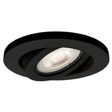 Oprawa wpuszczana Light Prestige Lagos okrągłe ruchome czarne IP20 LP-440/1RS BK movable