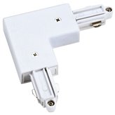 Łącznik Light Prestige L biały do szynoprzewodów 1F LP-552-S-WH