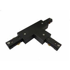 Łącznik Light Prestige T czarny do szynoprzewodów 1F LP-553 BK