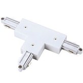 Łącznik Light Prestige T biały do szynoprzewodów 1F LP-553 WH