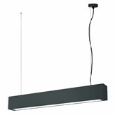 Lampa wisząca Light Prestige Ibros czarna średnia 18W 3000K IP20 LP-7001/1P 20 BK-63 18/3