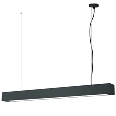 Lampa wisząca Light Prestige Ibros czarna duża 24W 3000K IP20 LP-7001/1P 20 BK-93 24/3