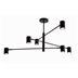 Lampa wiszący Light Prestige Snow 6 czarny LP-731/6P BK
